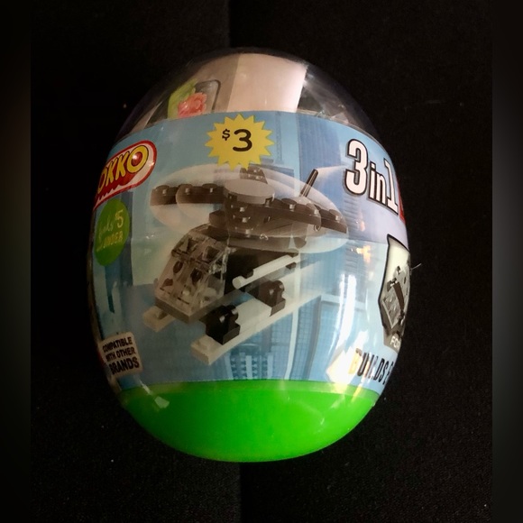 Building Blocks! 8 Blokko 3 In 1 Action Vehicles- Party Favors, Gifts, Presents - Picture 3 of 6